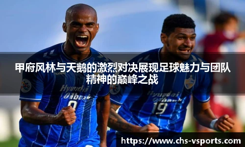 甲府风林与天鹅的激烈对决展现足球魅力与团队精神的巅峰之战